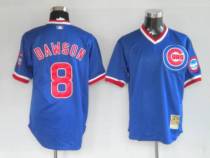 Mitchell and Ness Chicago Cubs -8 Andre Dawson Stitched Blue Throwback MLB Jersey Mitchell and Ness Chicago Cubs -8 Andre Dawson Stitched Blue Throwback MLB Jersey