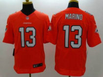 Nike Miami Dolphins -13 Dan Marino Orange Alternate NFL Elite Jersey Nike Miami Dolphins -13 Dan Marino Orange Alternate NFL Elite Jersey