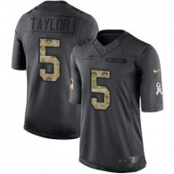 Buffalo Bills -5 Tyrod Taylor Nike Anthracite 2016 Salute to Service Jersey