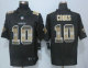 2015 New Nike New Orleans Saints -10 Brandin Cooks Black Strobe Limited Jersey
