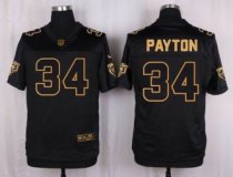 Nike Chicago Bears -34 Walter Payton Black Stitched NFL Elite Pro Line Gold Collection Jersey Nike Chicago Bears -34 Walter Payton Black Stitched NFL Elite Pro Line Gold Collection Jersey
