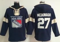 New York Rangers -27 Ryan McDonagh Navy Blue Pullover NHL Hoodie New York Rangers -27 Ryan McDonagh Navy Blue Pullover NHL Hoodie