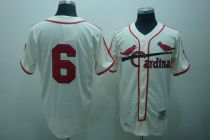 Mitchell And Ness St Louis Cardinals #6 Stan Musial Stitched Cream Throwback MLB Jersey Mitchell And Ness St Louis Cardinals #6 Stan Musial Stitched Cream Throwback MLB Jersey