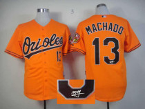 Autographed MLB Baltimore Orioles #13 Manny Machado Orange Cool Base Stitched Jersey Autographed MLB Baltimore Orioles #13 Manny Machado Orange Cool Base Stitched Jersey