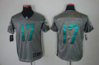 Nike Dolphins -17 Ryan Tannehill Grey Shadow Stitched NFL Elite Jersey