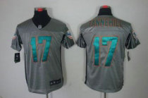 Nike Dolphins -17 Ryan Tannehill Grey Shadow Stitched NFL Elite Jersey Nike Dolphins -17 Ryan Tannehill Grey Shadow Stitched NFL Elite Jersey