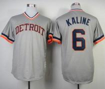 Mitchell And Ness 1984 Detroit Tigers #6 Al Kaline Grey Throwback Stitched MLB Jersey Mitchell And Ness 1984 Detroit Tigers #6 Al Kaline Grey Throwback Stitched MLB Jersey