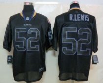 Nike Ravens -52 Ray Lewis Lights Out Black Stitched NFL Elite Jersey Nike Ravens -52 Ray Lewis Lights Out Black Stitched NFL Elite Jersey