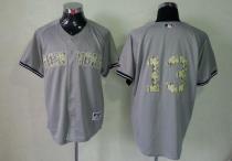 New York Yankees -13 Alex Rodriguez Grey USMC Cool Base Stitched MLB Jersey