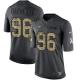 Nike Eagles -96 Derek Barnett Black Stitched NFL Limited 2016 Salute To Service Jersey