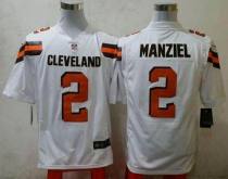 Nike Cleveland Browns -2 Johnny Manziel White Stitched NFL Game Jersey Nike Cleveland Browns -2 Johnny Manziel White Stitched NFL Game Jersey