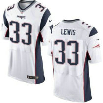 Nike New England Patriots -33 Dion Lewis White Stitched NFL New Elite Jersey Nike New England Patriots -33 Dion Lewis White Stitched NFL New Elite Jersey