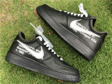 Authentic Off White x Air Force 1 Low Black