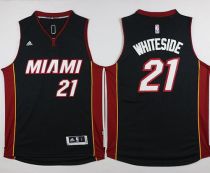 Miami Heat -21 Hassan Whiteside Black Stitched NBA Jersey Miami Heat -21 Hassan Whiteside Black Stitched NBA Jersey