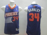 Revolution 30 Phoenix Suns -34 Charles Barkley Purple Stitched NBA Jersey