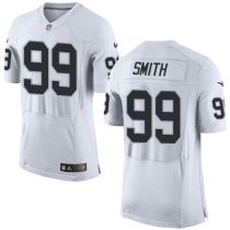 Nike Oakland Raiders #99 Aldon Smith White Men's Stitched NFL New Elite Jersey Nike Oakland Raiders #99 Aldon Smith White Men's Stitched NFL New Elite Jersey