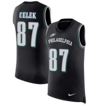 Nike Eagles -87 Brent Celek Black Alternate Stitched NFL Limited Rush Tank Top Jersey Nike Eagles -87 Brent Celek Black Alternate Stitched NFL Limited Rush Tank Top Jersey