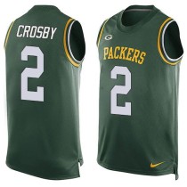 Nike Green Bay Packers -2 Mason Crosby Green Team Color Stitched NFL Limited Tank Top Jersey Nike Green Bay Packers -2 Mason Crosby Green Team Color Stitched NFL Limited Tank Top Jersey
