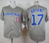 Chicago Cubs -17 Kris Bryant Grey 1990 Turn Back The Clock Stitched MLB Jersey Chicago Cubs -17 Kris Bryant Grey 1990 Turn Back The Clock Stitched MLB Jersey