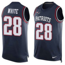 Nike New England Patriots -28 James White Navy Blue Team Color Stitched NFL Limited Tank Top Jersey Nike New England Patriots -28 James White Navy Blue Team Color Stitched NFL Limited Tank Top Jersey
