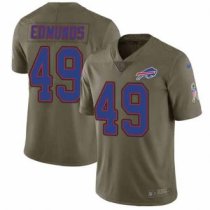 Nike Bills -49 Tremaine Edmunds Olive Stitched NFL Limited 2017 Salute To Service Jersey Nike Bills -49 Tremaine Edmunds Olive Stitched NFL Limited 2017 Salute To Service Jersey