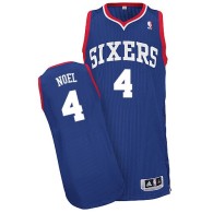 Revolution 30 Philadelphia 76ers -4 Nerlens Noel Blue Stitched NBA Jersey