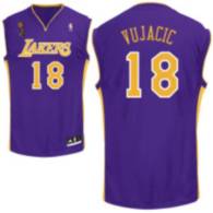 Los Angeles Lakers -18 Sasha Vujacic Stitched Purple Champion Patch NBA Jersey