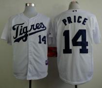 Detroit Tigers #14 David Price White Los Tigres Stitched MLB Jersey Detroit Tigers #14 David Price White Los Tigres Stitched MLB Jersey