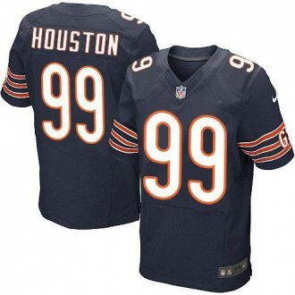 NEW Chicago Bears -99 Lamarr Houston Navy Blue Team Color NFL Elite Jersey