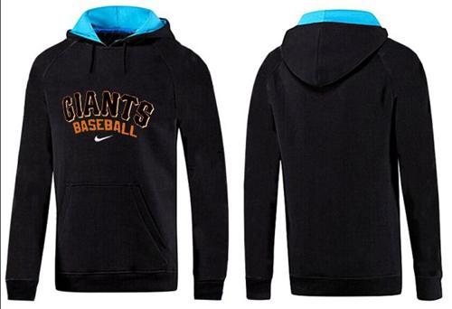 San Francisco Giants Pullover Hoodie Black Blue