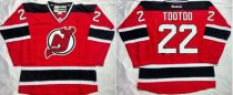 New Jersey Devils -22 Jordin Tootoo Red Home Stitched NHL Jersey New Jersey Devils -22 Jordin Tootoo Red Home Stitched NHL Jersey