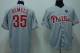Philadelphia Phillies #35 Colbert Hamels Stitched Grey MLB Jersey