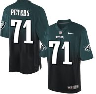 Nike Eagles -71 Jason Peters Midnight Green Black Stitched NFL Elite Fadeaway Fashion Jersey