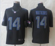 New Nike Buffalo Bills 14 Watkins Impact Limited Black Jerseys New Nike Buffalo Bills 14 Watkins Impact Limited Black Jerseys