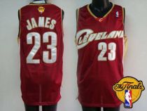 Cleveland Cavaliers -23 LeBron James Red The Finals Patch Stitched NBA Jersey Cleveland Cavaliers -23 LeBron James Red The Finals Patch Stitched NBA Jersey