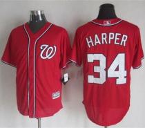 Washington Nationals #34 Bryce Harper Red New Cool Base Stitched MLB Jersey Washington Nationals #34 Bryce Harper Red New Cool Base Stitched MLB Jersey