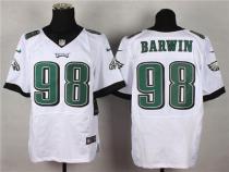 Nike Philadelphia Eagles #98 Connor Barwin White Men's Stitched NFL New Elite Jersey Nike Philadelphia Eagles #98 Connor Barwin White Men's Stitched NFL New Elite Jersey