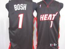 Miami Heat -1 Chris Bosh Stitched Black NBA Jersey Miami Heat -1 Chris Bosh Stitched Black NBA Jersey