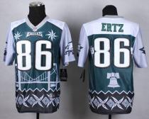 Nike Philadelphia Eagles #86 Zach Ertz Midnight Green Men's Stitched NFL Elite Noble Fashion Jersey Nike Philadelphia Eagles #86 Zach Ertz Midnight Green Men's Stitched NFL Elite Noble Fashion Jersey