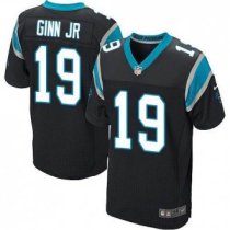 Nike Carolina Panthers -19 Ted Ginn Jr Black Team Color Stitched NFL Elite Jersey Nike Carolina Panthers -19 Ted Ginn Jr Black Team Color Stitched NFL Elite Jersey
