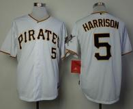 Pittsburgh Pirates #5 Josh Harrison White Cool Base Stitched MLB Jersey