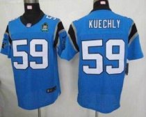 Nike Panthers -59 Luke Kuechly Blue Alternate With 20TH Season Patch Stitched Jersey Nike Panthers -59 Luke Kuechly Blue Alternate With 20TH Season Patch Stitched Jersey