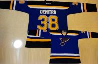 St Louis Blues -38 Pavol Demitra Light Blue Home Stitched NHL Jersey