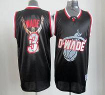 Miami Heat -3 Dwyane Wade Black Majestic Athletic Notorious Fashion Stitched NBA Jersey Miami Heat -3 Dwyane Wade Black Majestic Athletic Notorious Fashion Stitched NBA Jersey