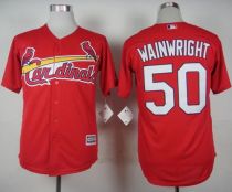 St Louis Cardinals #50 Adam Wainwright Red Cool Base Stitched MLB Jersey St Louis Cardinals #50 Adam Wainwright Red Cool Base Stitched MLB Jersey
