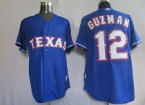 Texas Rangers #12 Cristian Guzman Blue Stitched MLB Jersey Texas Rangers #12 Cristian Guzman Blue Stitched MLB Jersey