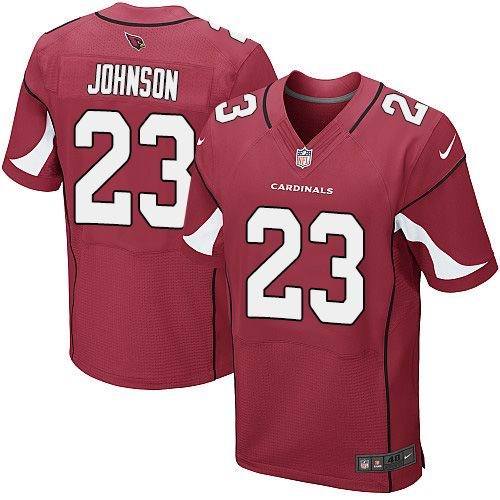 Nike Arizona Cardinals -23 Chris Johnson Red Team Color Stitched NFL Elite Jersey
