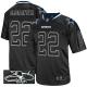 Nike Dallas Cowboys #22 Emmitt Smith Lights Out Black Men's Stitched NFL Elite Autographed Jersey