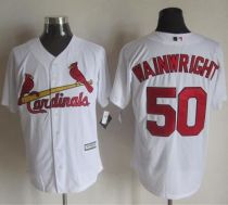 St Louis Cardinals #50 Adam Wainwright White New Cool Base Stitched MLB Jersey St Louis Cardinals #50 Adam Wainwright White New Cool Base Stitched MLB Jersey