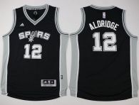 San Antonio Spurs #12 LaMarcus Aldridge Black Youth Stitched NBA Jersey